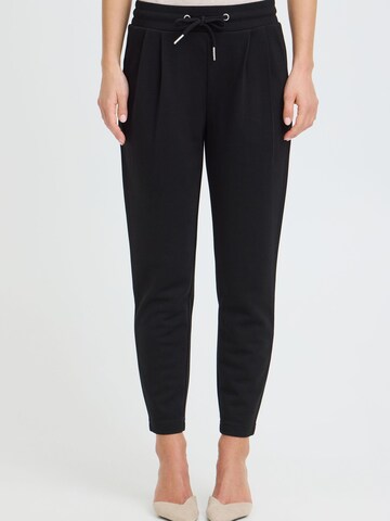 Coupe slim Pantalon Oxmo en noir : devant