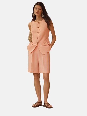 love & roses Anzugweste in Orange: Vorderseite