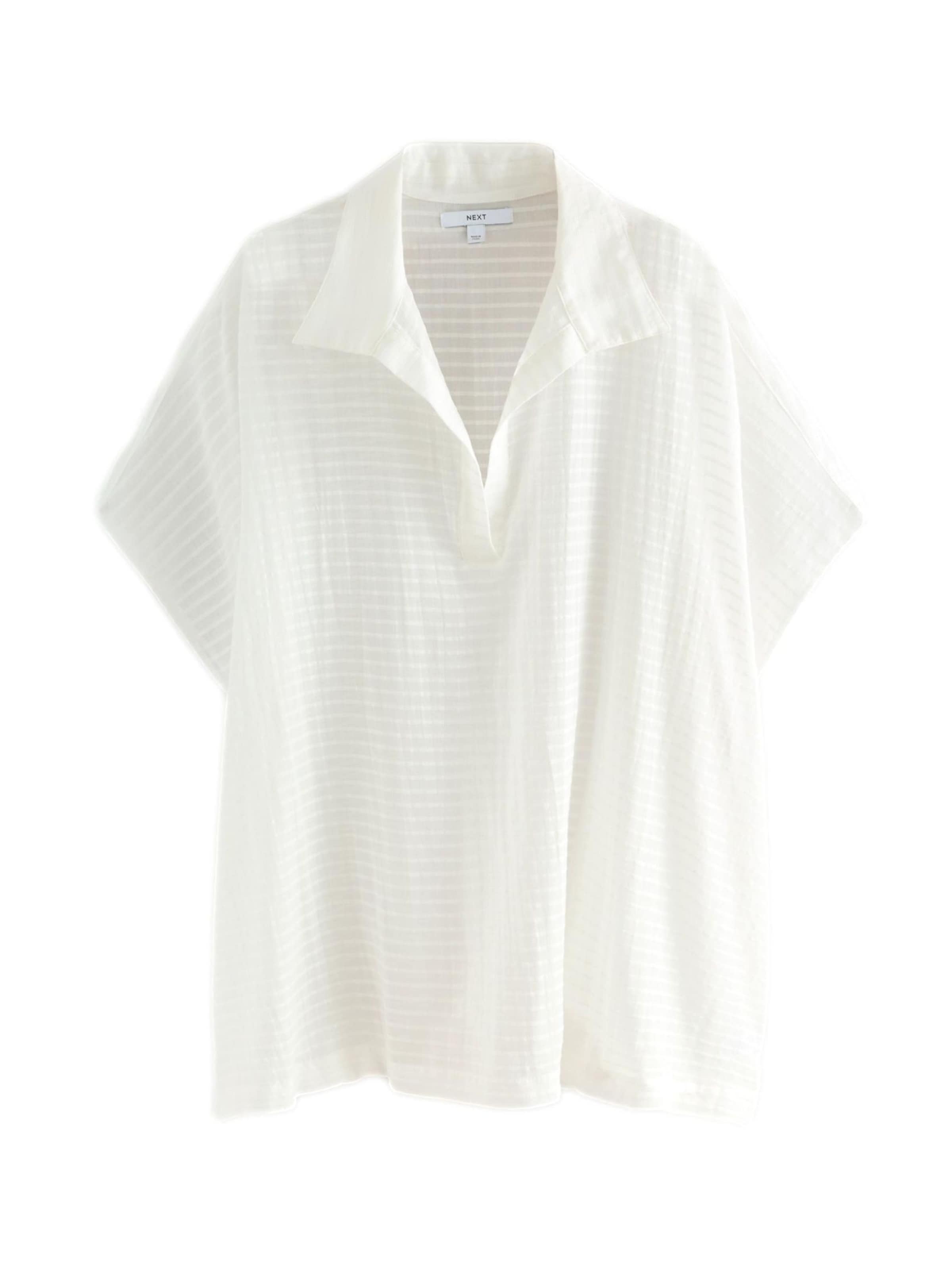 Next Плажна рокля в бяло: отпред