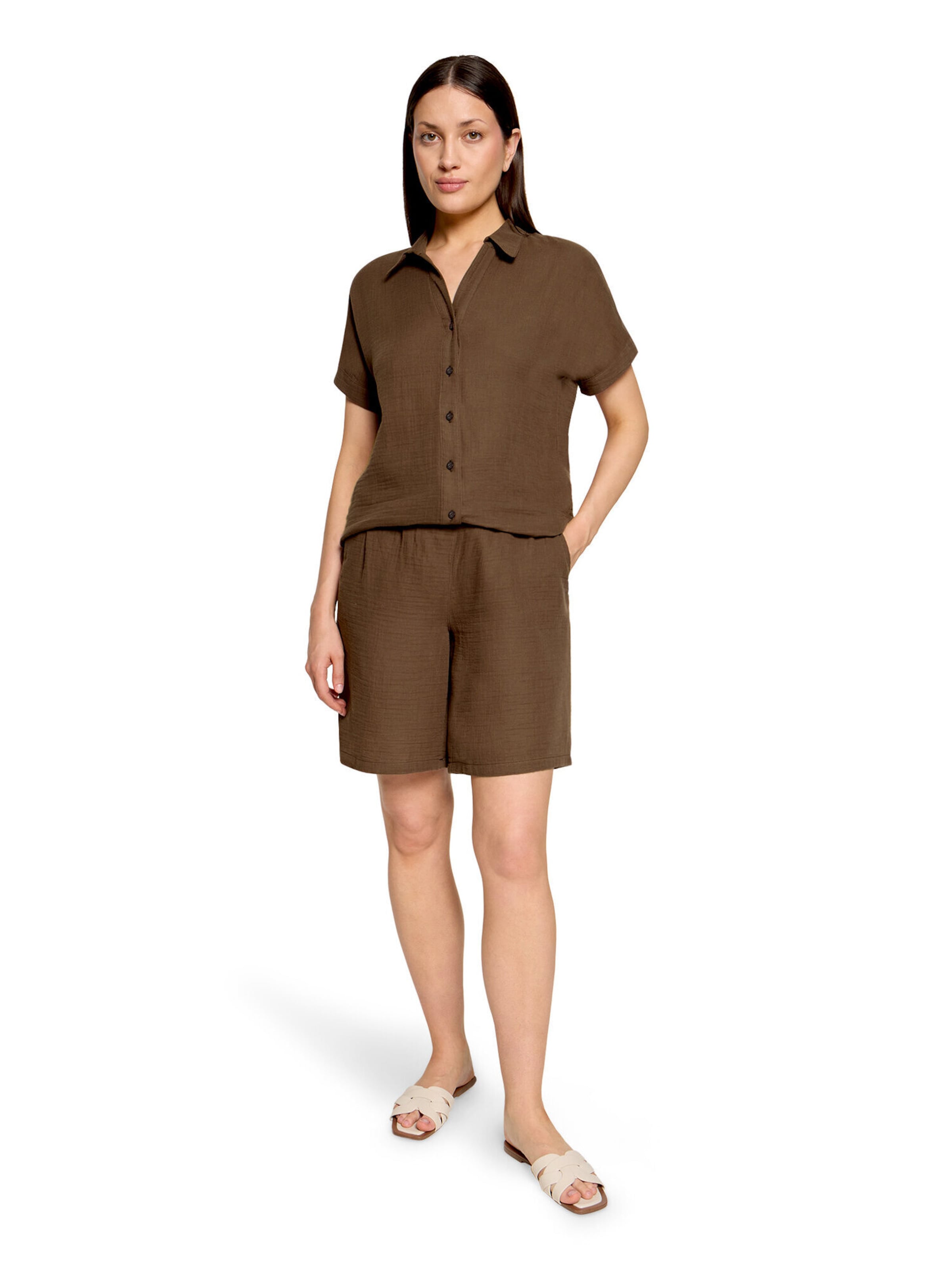 Loosefit Pantaloni di Betty Barclay in marrone: frontale