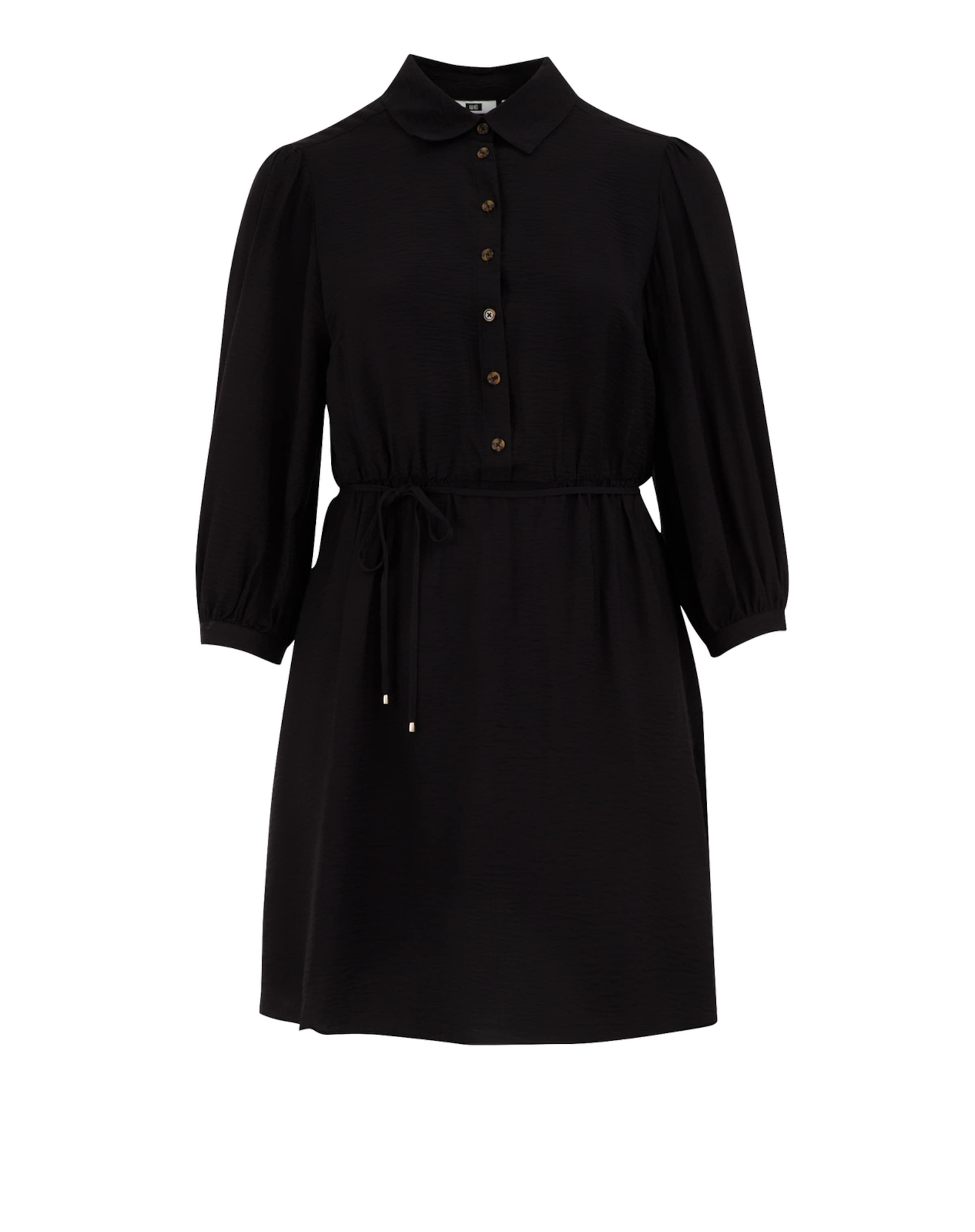 WE Fashion Šaty – černá: přední strana