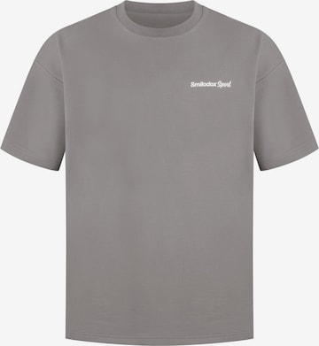 Smilodox T-Shirt 'Tamio' in Grau: Vorderseite