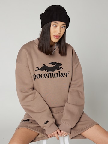 Pacemaker - Sweatshirt 'Falk' em castanho