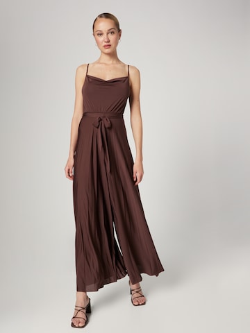 Guido Maria Kretschmer Collection Jumpsuit 'Sofia' in Brown: front
