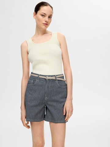 SELECTED FEMME Knitted top 'Jenny' in Beige: front