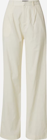 Misspap - Loosefit Pantalón plisado en beige: frente