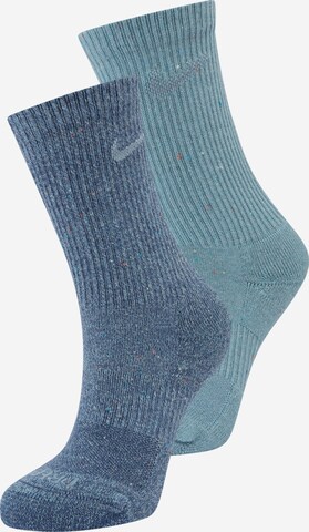 NIKE Športové ponožky - Modrá: predná strana
