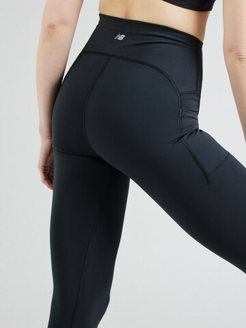 new balance Skinny Workout Pants 'Essentials' in Black