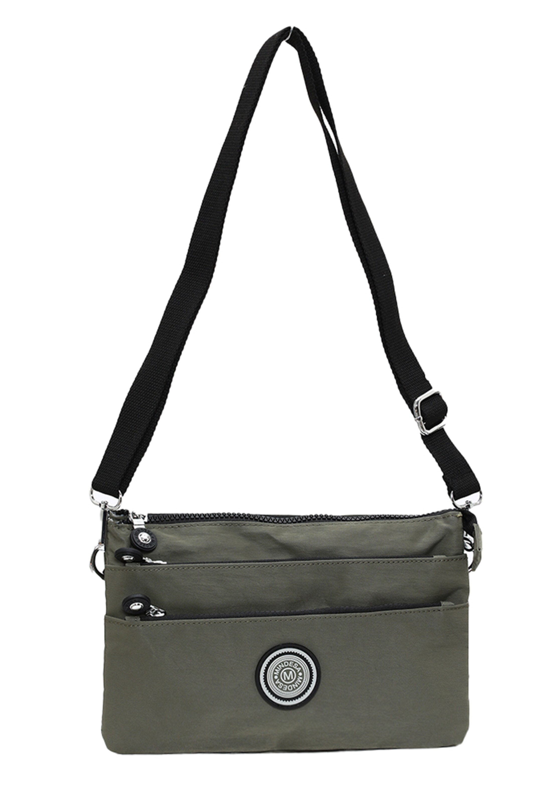 Mindesa Schoudertas in Groen: voorkant