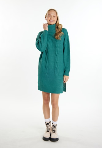 MYMO Knitted dress 'Biany' in Green