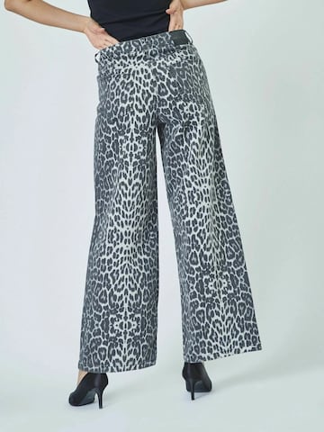 co'couture Regular Broek ' Leo ' in Grijs