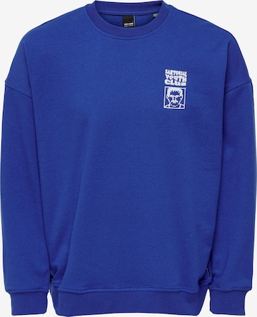 Only & Sons Sweatshirt 'Toby' in Blue: front