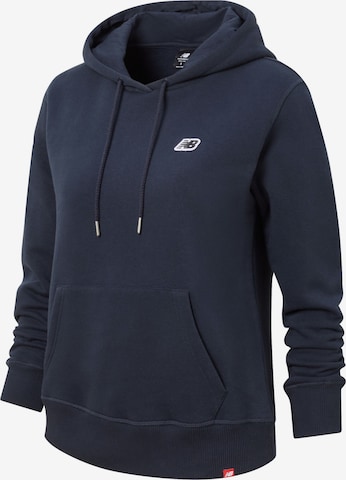 Sweat-shirt new balance en bleu : devant