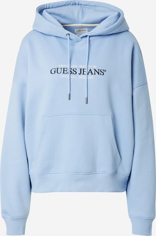 GUESS JEANS Sweatshirt 'American' in Blau: Vorderseite