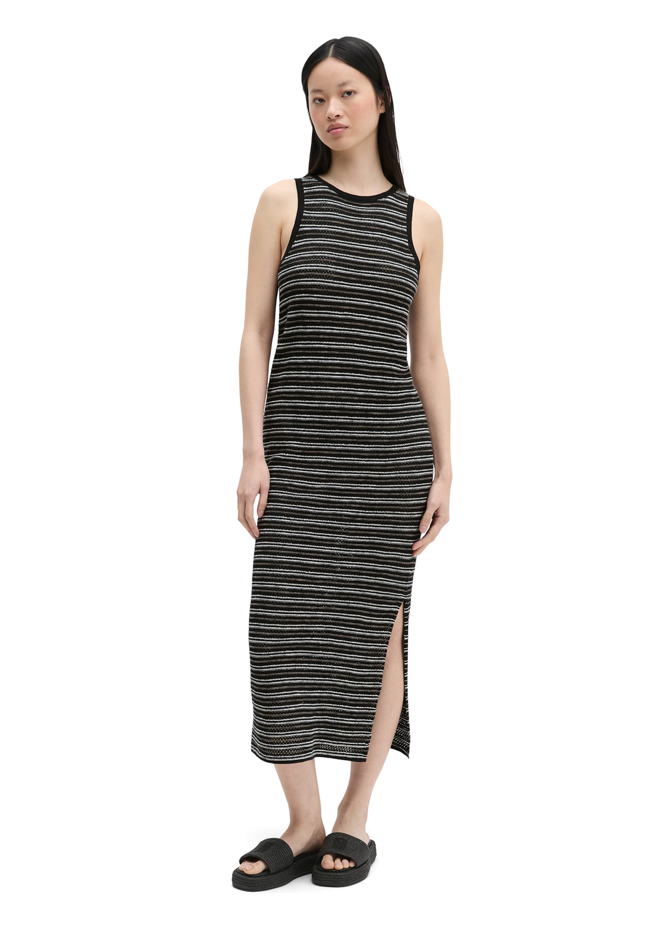 Marc O'Polo Strickkleid in Schwarz: Vorderseite