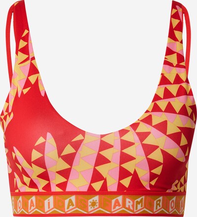 ADIDAS PERFORMANCE Sports Bra in Yellow / Purple / Fire red / White, Item view