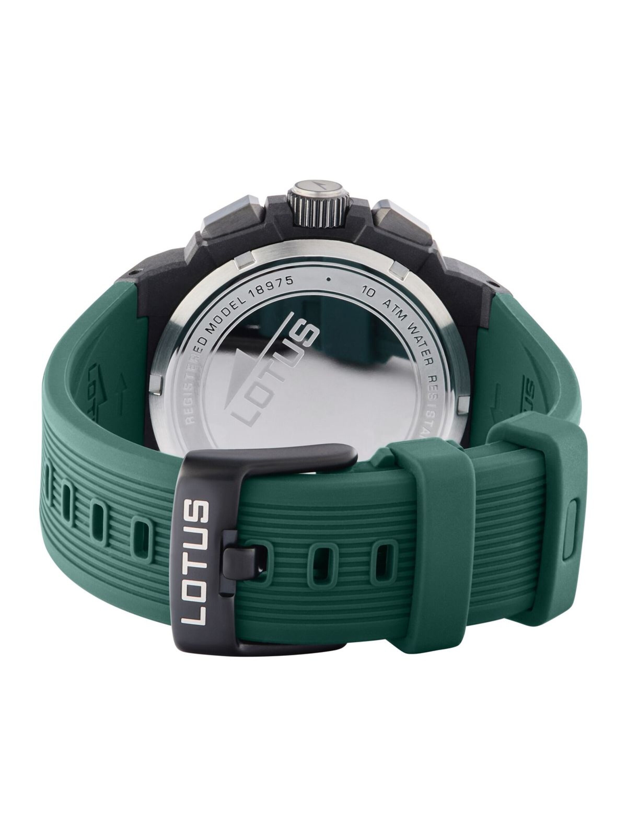 Montre à affichage analogique Lotus en vert
