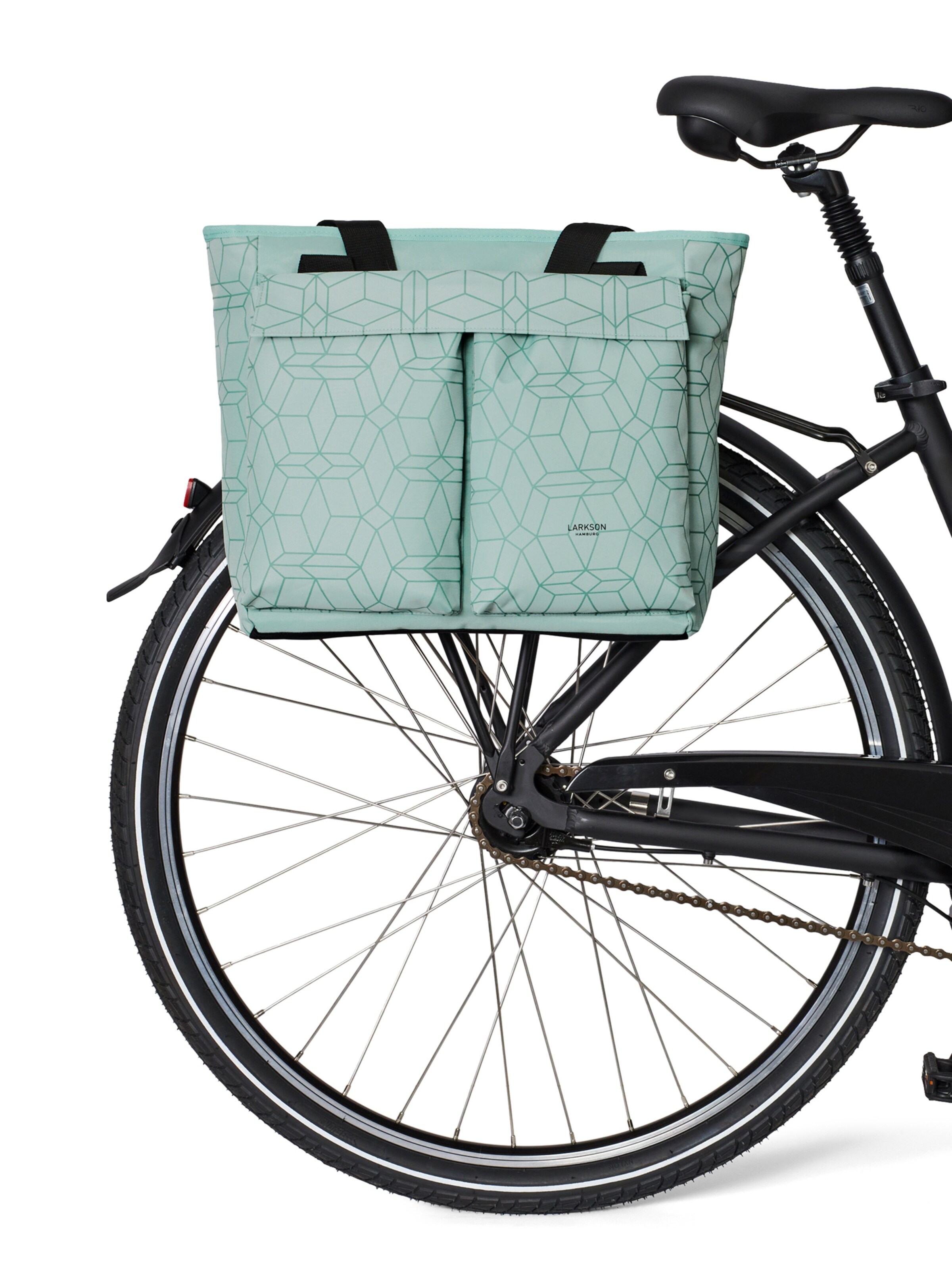 LARKSON Μεγάλη τσάντα 'Nova Bike' σε One Size σε μέντα / μαύρο, Άποψη προϊόντος