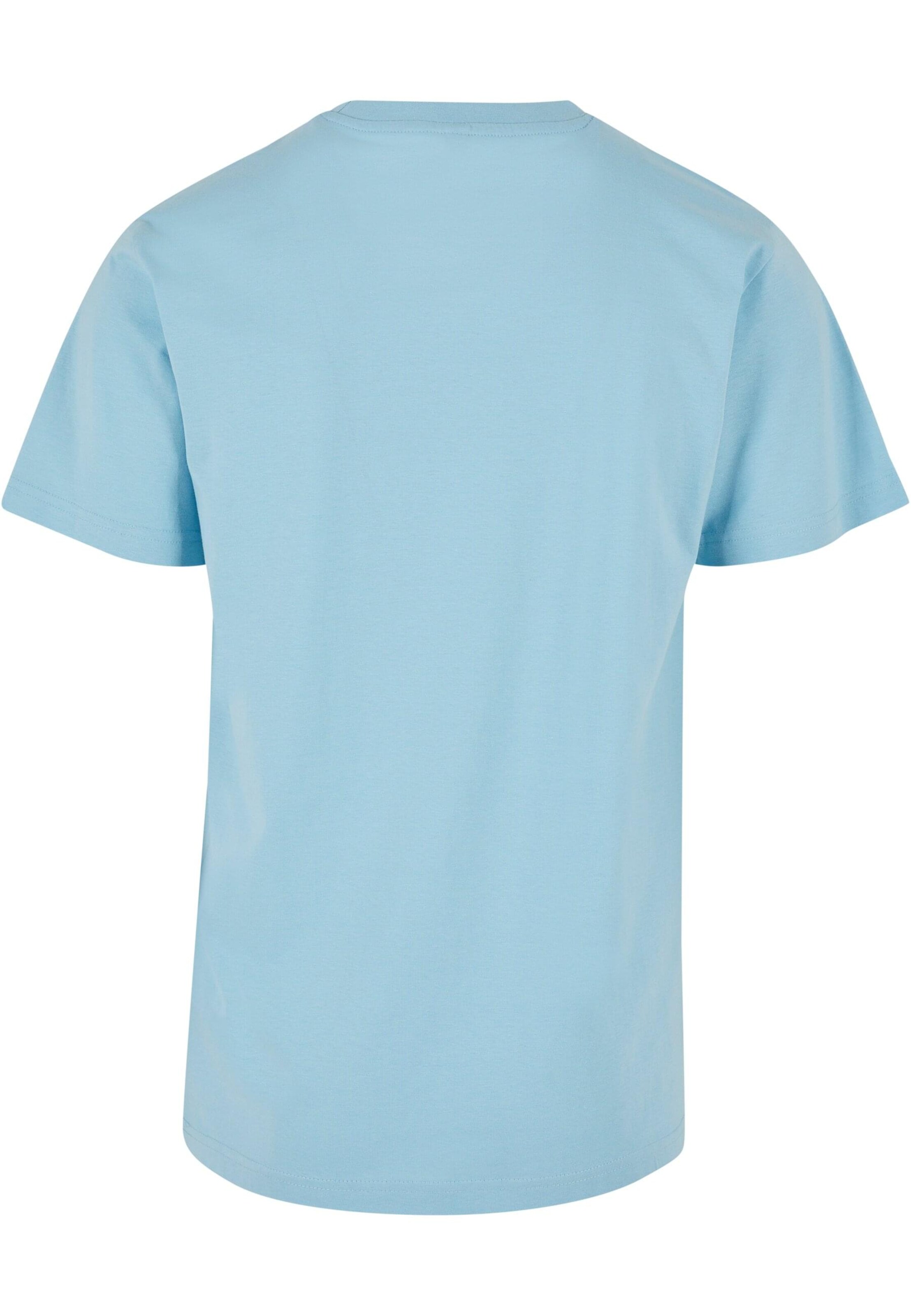 Mister Tee Shirt 'Good Vibes Drink' in Blauw