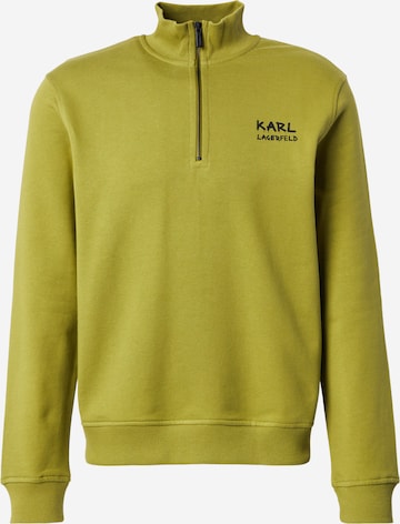 zaļš Karl Lagerfeld Sportisks džemperis: no priekšpuses