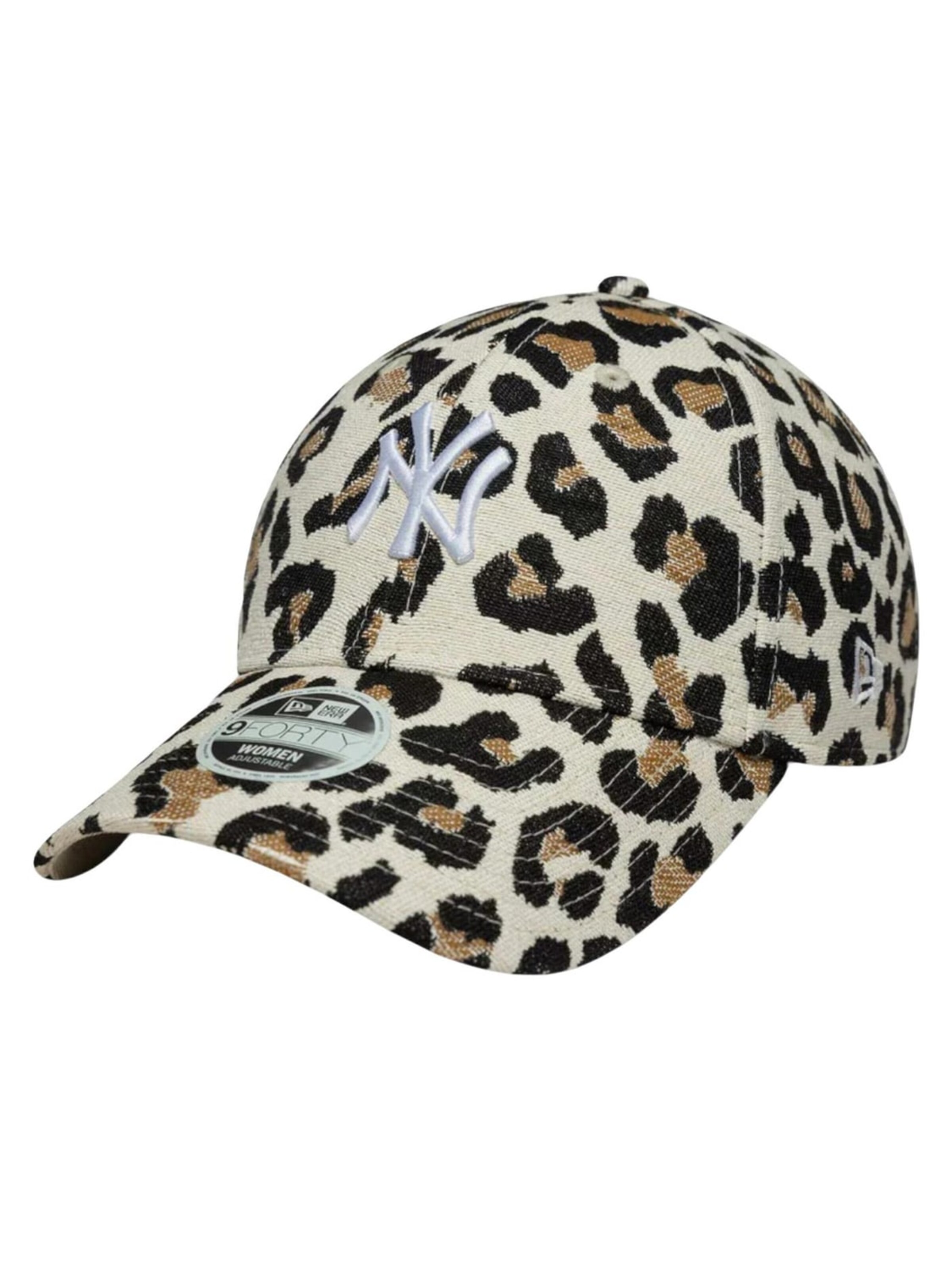 Chapeaux 'Female Leopard Midi 9FORTY® New York Yankees' NEW ERA en marron : devant