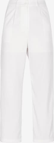 faina - Pierna ancha Pantalón plisado en blanco: frente