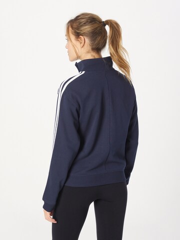 ADIDAS SPORTSWEAR Sports sweatshirt 'Essentials 3-Stripes ' in Blue