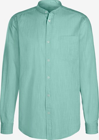 H.I.S Business Shirt in Green: front