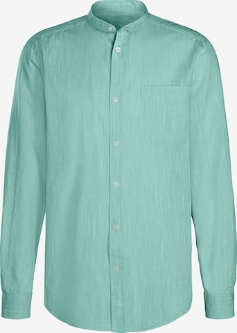 H.I.S Regular fit Business Shirt in Green: front