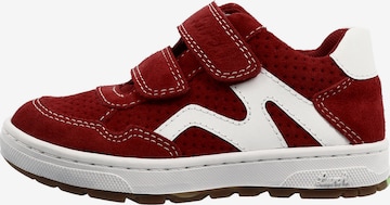 Baskets LURCHI en rouge : devant