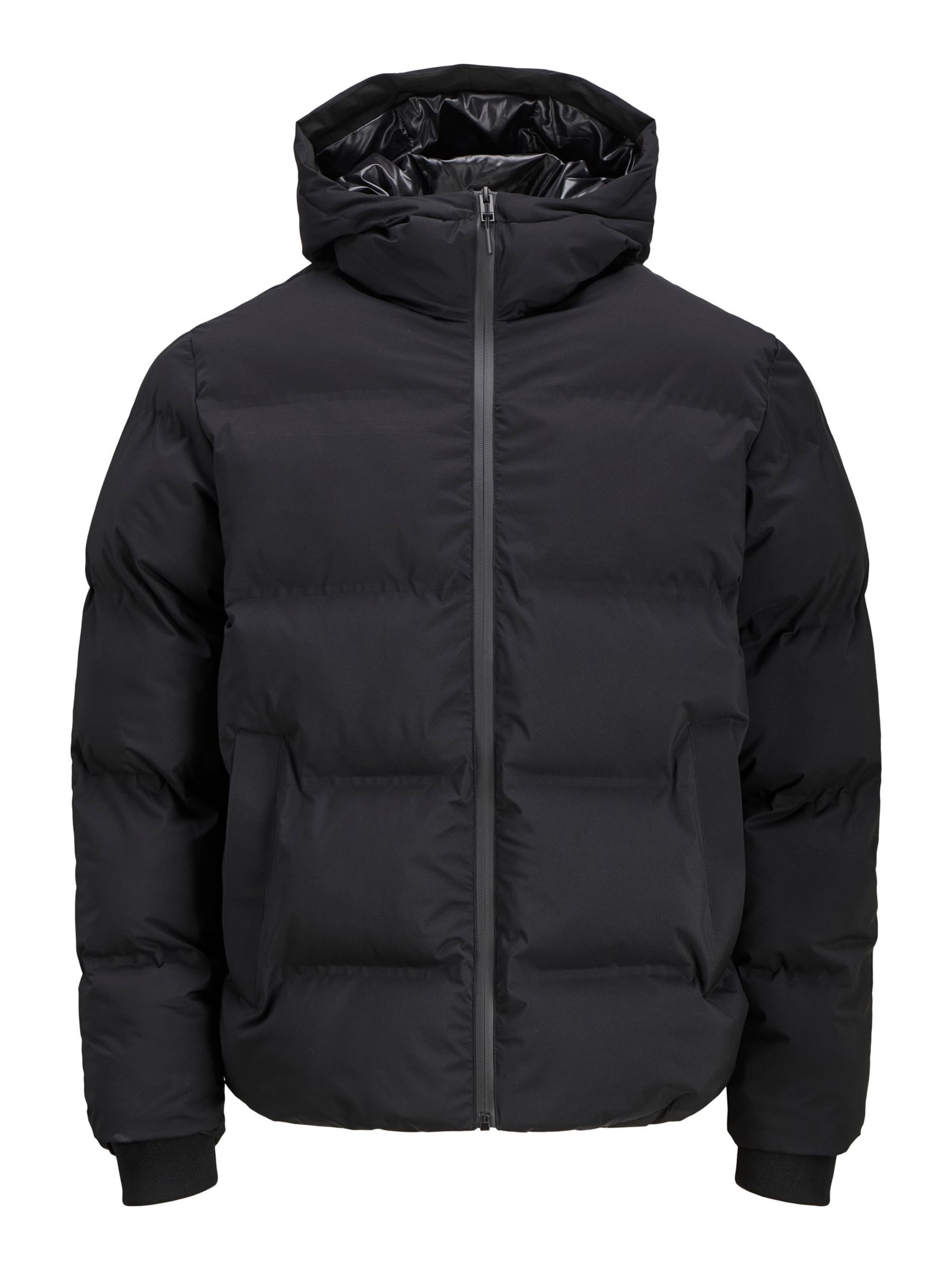 Jack & Jones Plus Winter jacket 'JJKaito' in Black: front