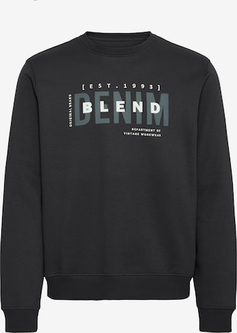 BLENDSweater majica 'BHIB' - crna boja: prednji dio