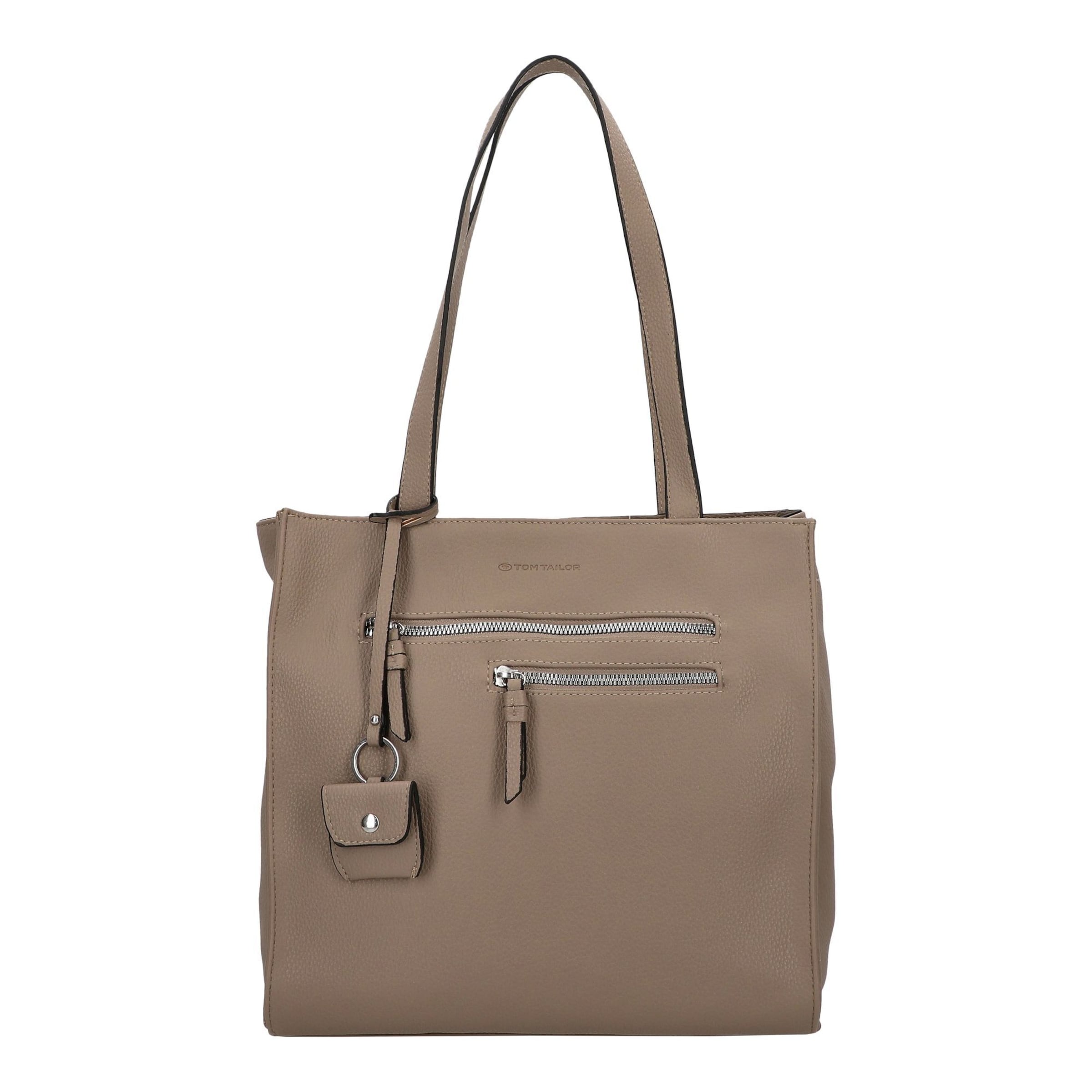 TOM TAILOR Shopper 'Winona' in Grau: Vorderseite