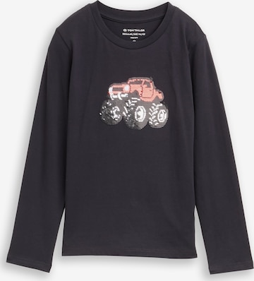 TOM TAILOR Shirt in Grau: Vorderseite