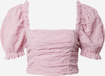 EDITED Μπλουζάκι 'Corinne' σε ροζ: μπροστά