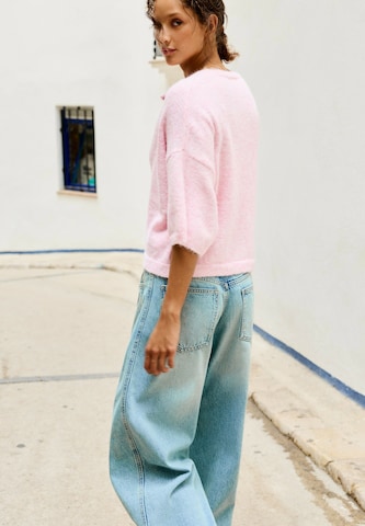 Cardigan Pull&Bear en rose