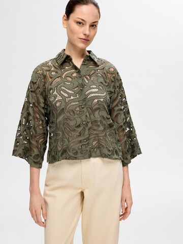 SELECTED FEMME Blouse 'SLFAllia' in Green