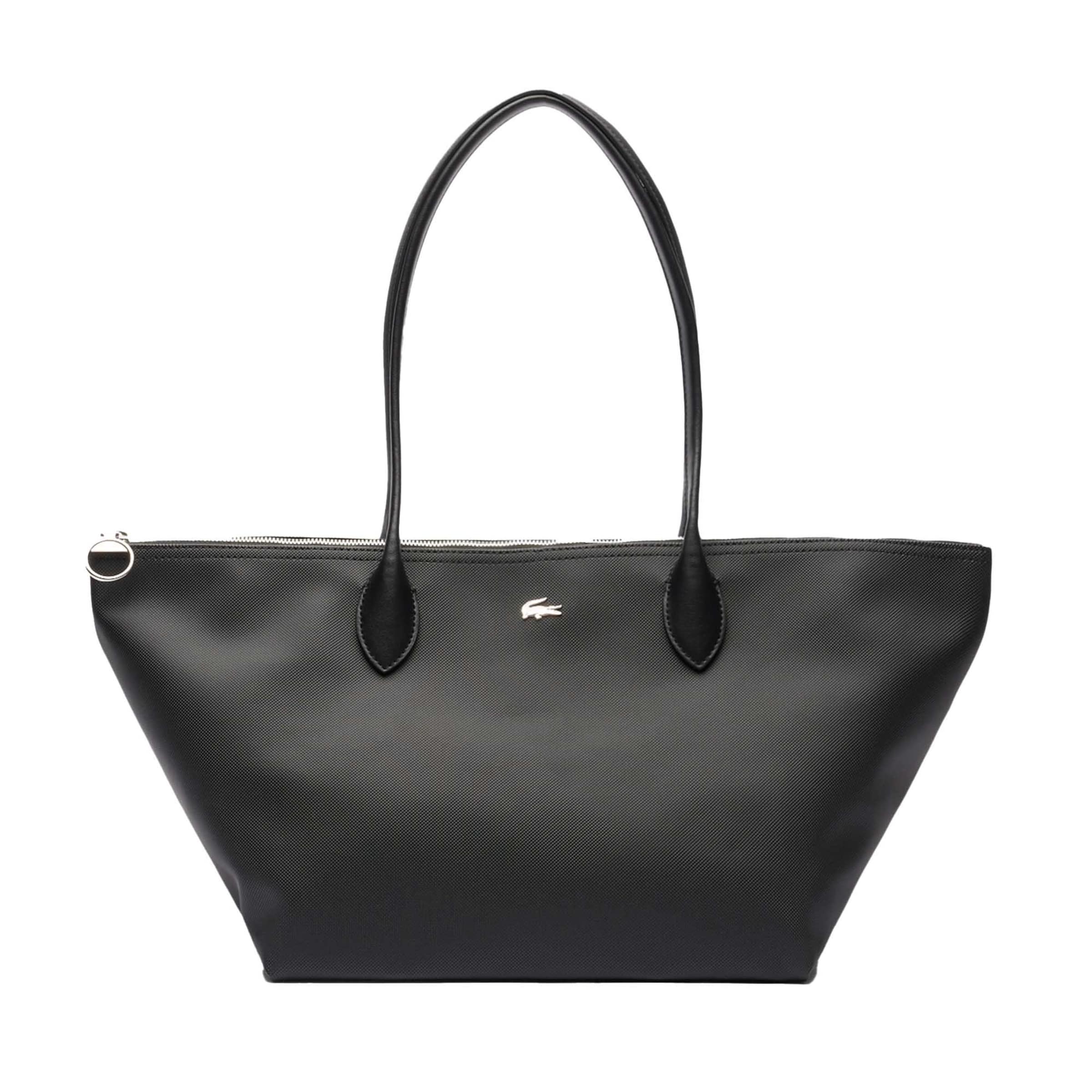 LACOSTE Schultertasche 'Athena' in Schwarz: Vorderseite