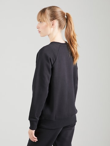 UNDER ARMOUR Sportief sweatshirt 'Rival' in Zwart