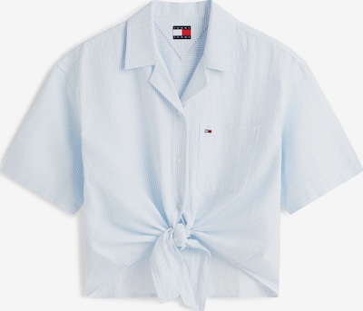 Tommy Jeans Bluza u svijetloplava / bijela, Pregled proizvoda