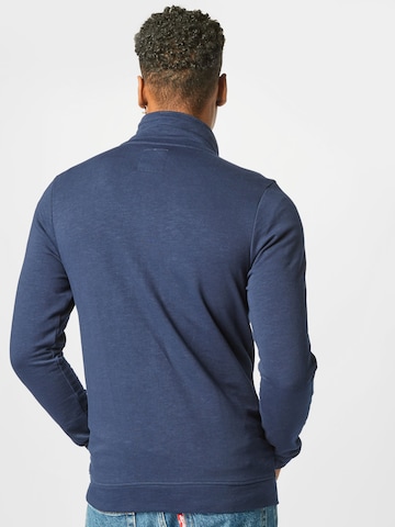 TOM TAILOR Sweatjacke in Blau