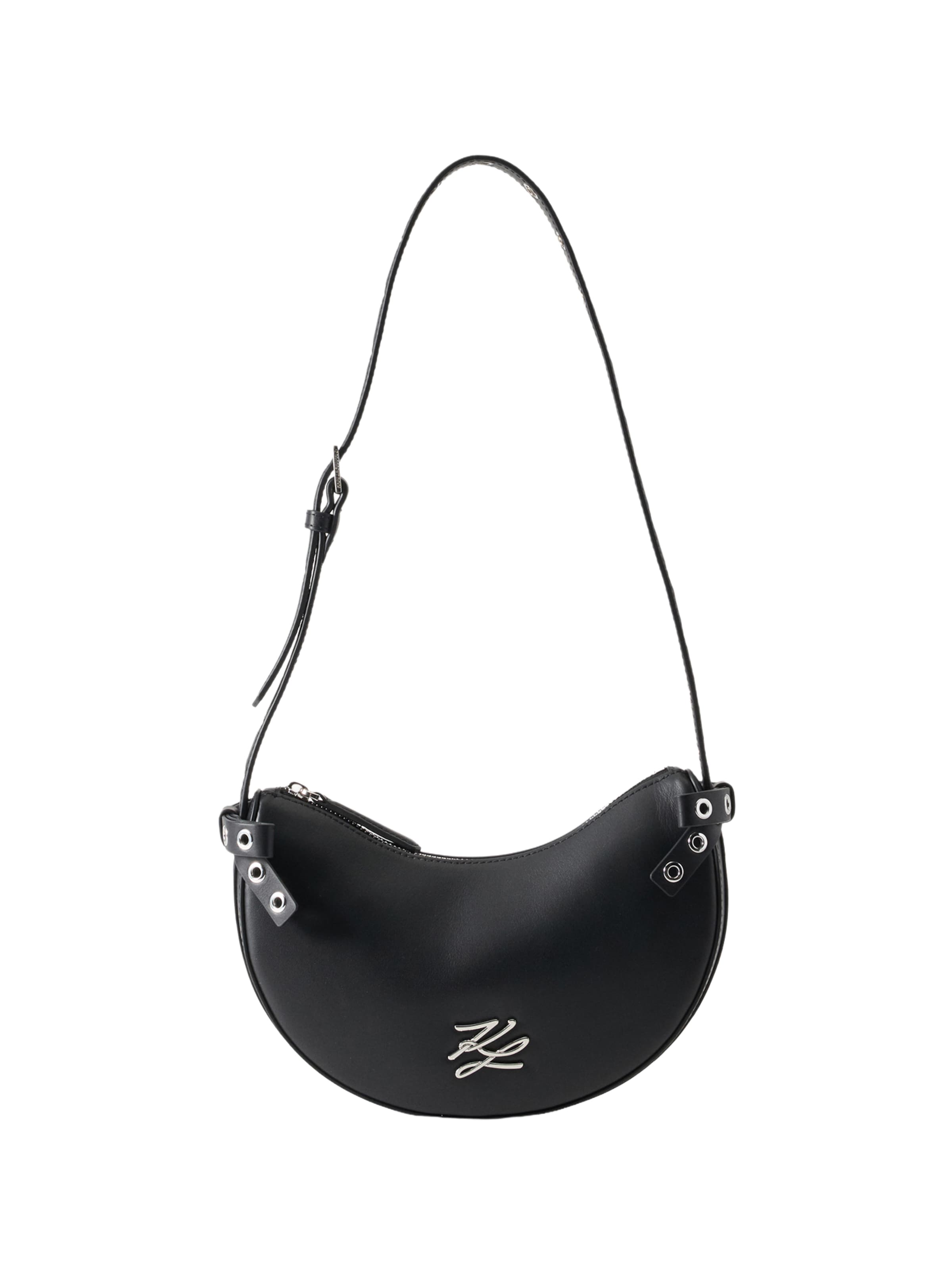 Karl Lagerfeld Shoulder Bag 'K/AUTOGRAPH' in Black: front