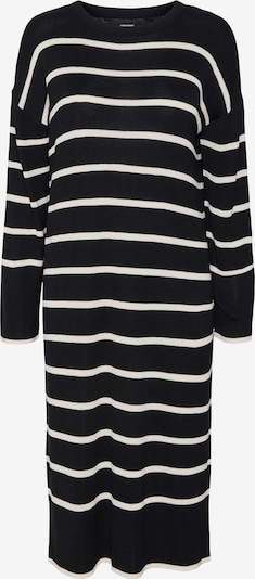 VERO MODA Úpletové šaty 'Joana' - černá / barva bílé vlny, Produkt