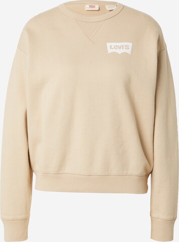 LEVI'S ® Sweatshirt 'Graphic Heritage Crew' i beige: framsida