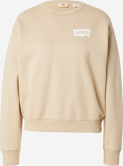 LEVI'S ® Sweatshirt 'Graphic Heritage Crew' i beige / hvid, Produktvisning