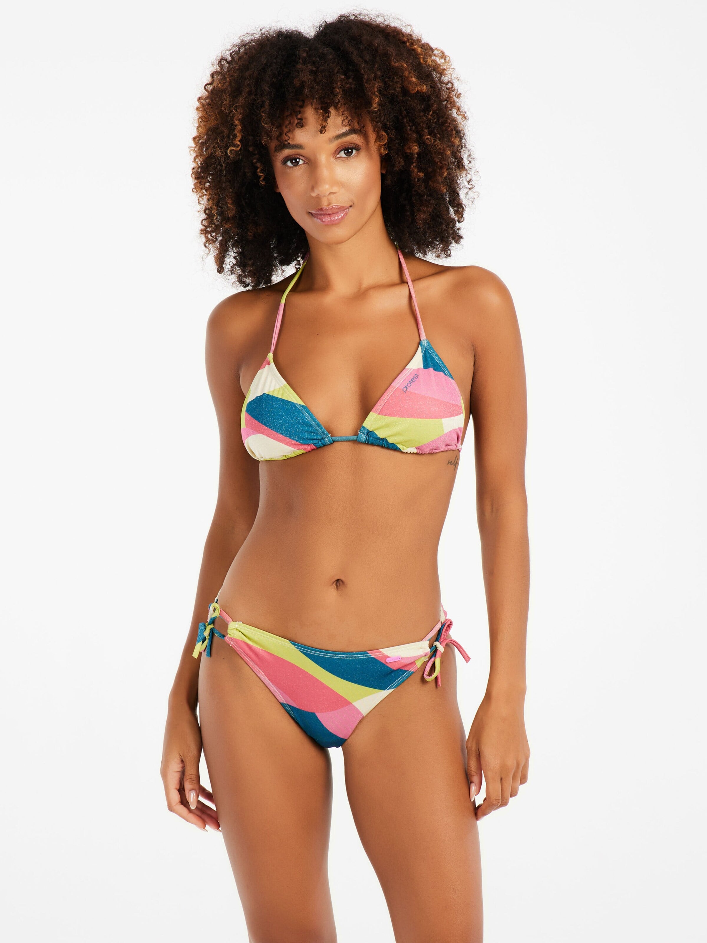PROTEST Triangle Bikini 'PRTFlava' in Blue: front