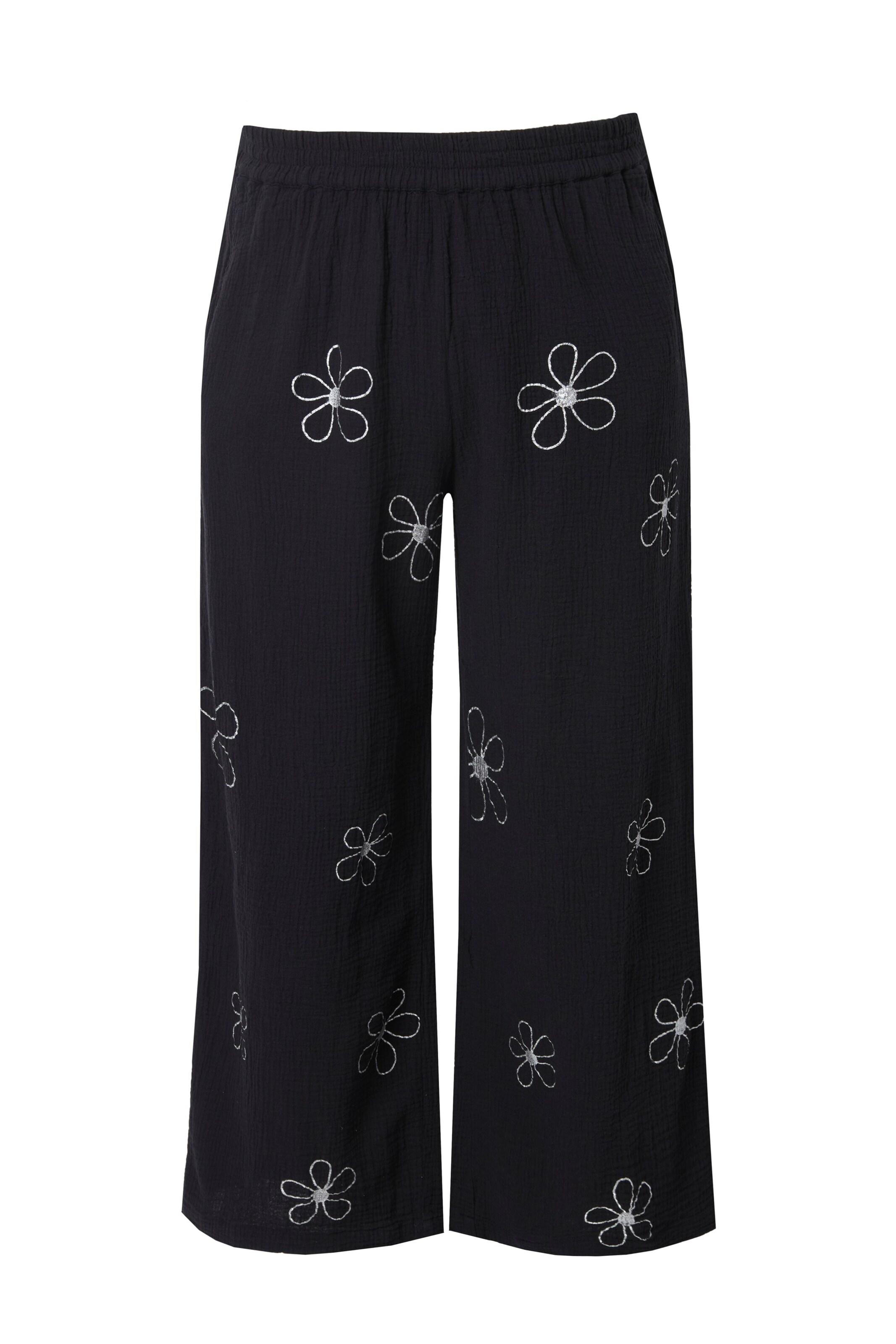 MIAMODA Wide leg Pants in Black: front