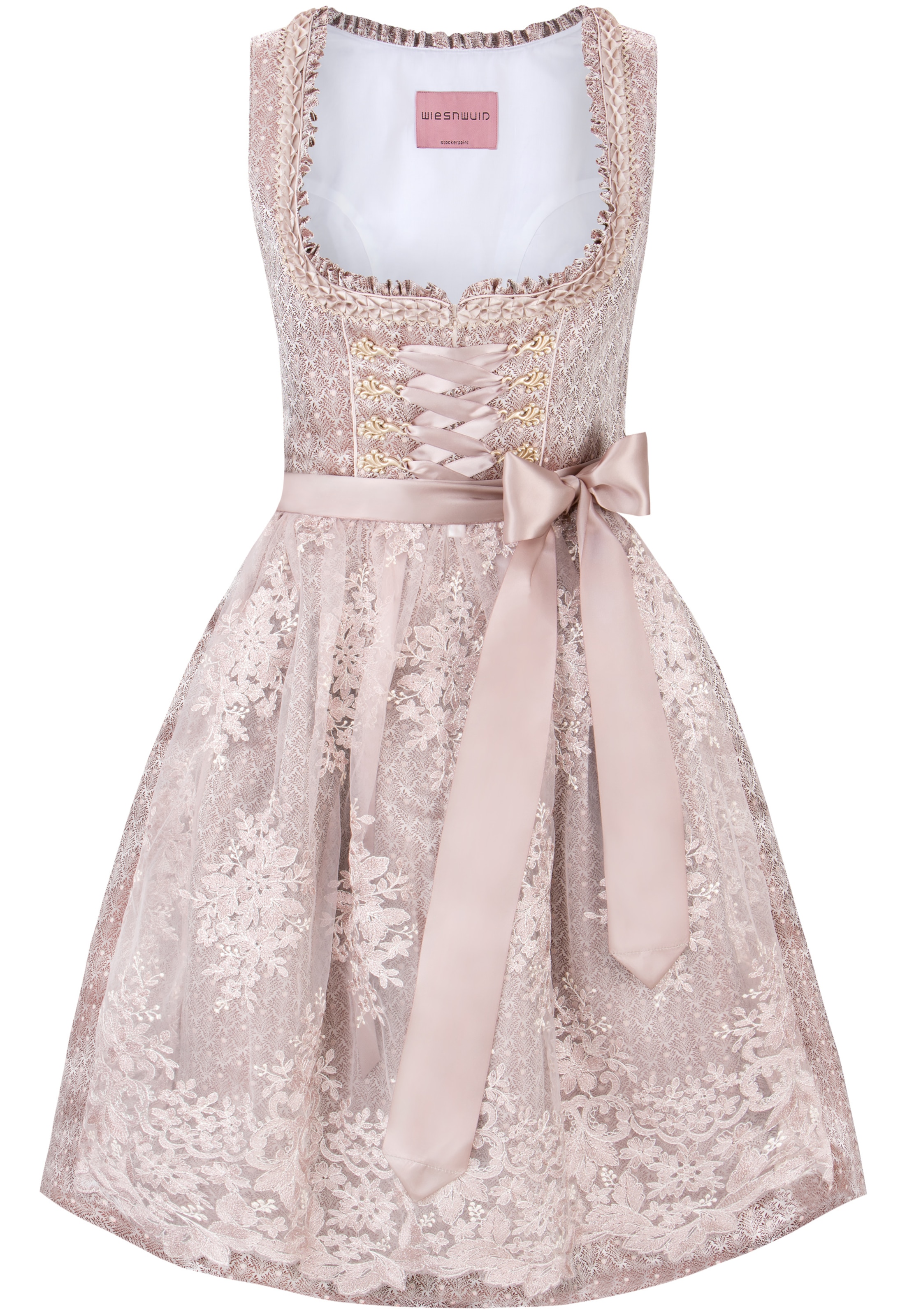 STOCKERPOINT Dirndl 'Nia' in Beige: front