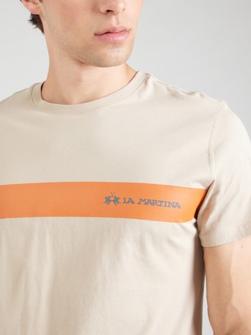 La Martina T-Shirt in Beige