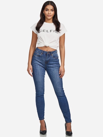 Skinny Jeans 'F101' di Tazzio in blu